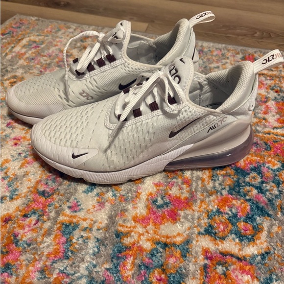 Nike Other - Nike Air Max 270 White/Burgundy Crush